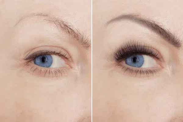 mascara après réhaussement de cils
