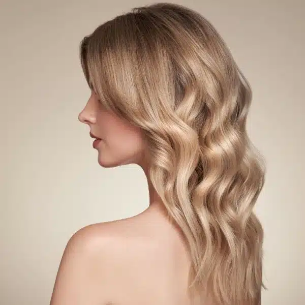 soins capillaires cheveux blonds, champoing bleu ou violet, cheveux colorés, jaunissement
