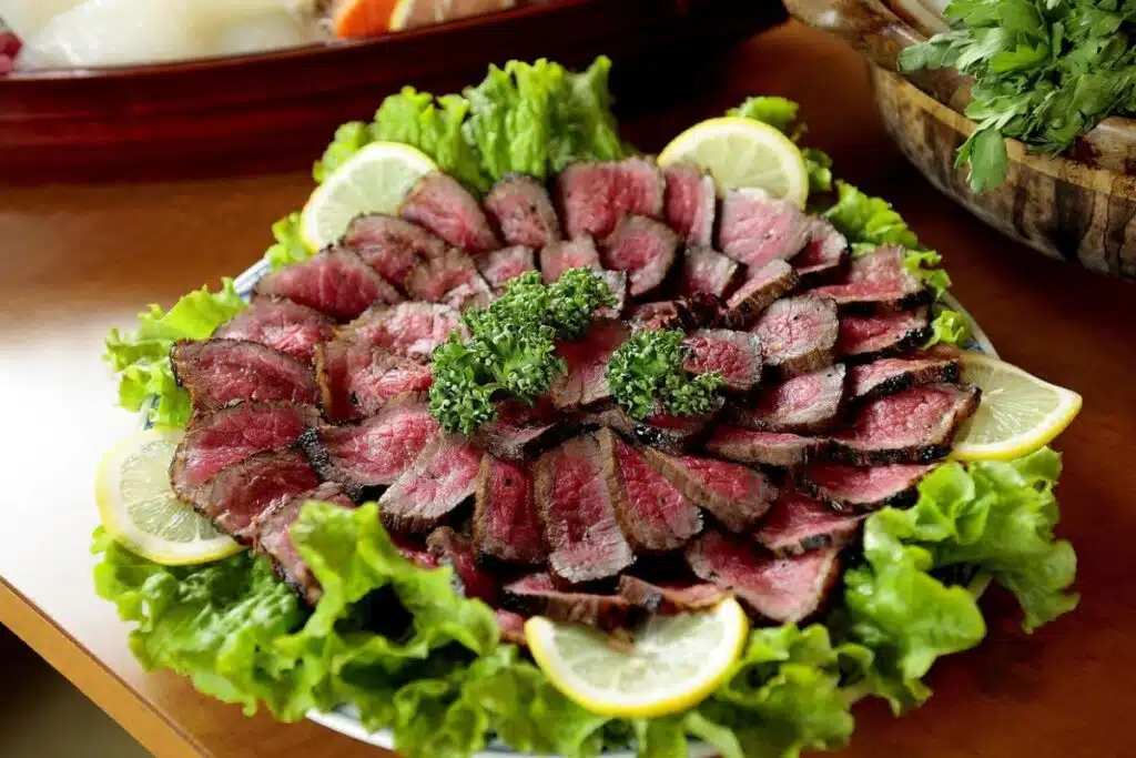 Merlan de boeuf cuisson boeuf tataki, saignant, cuisson rosé, viande tendre, recette simple , marinade, boucherie