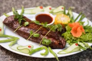 Merlan de boeuf merlan de bœuf pièce de bœuf morceau de bœuf cuisse de bœuf tendreté cuisson du bœuf viande de bœuf, poire, pièce du boucher