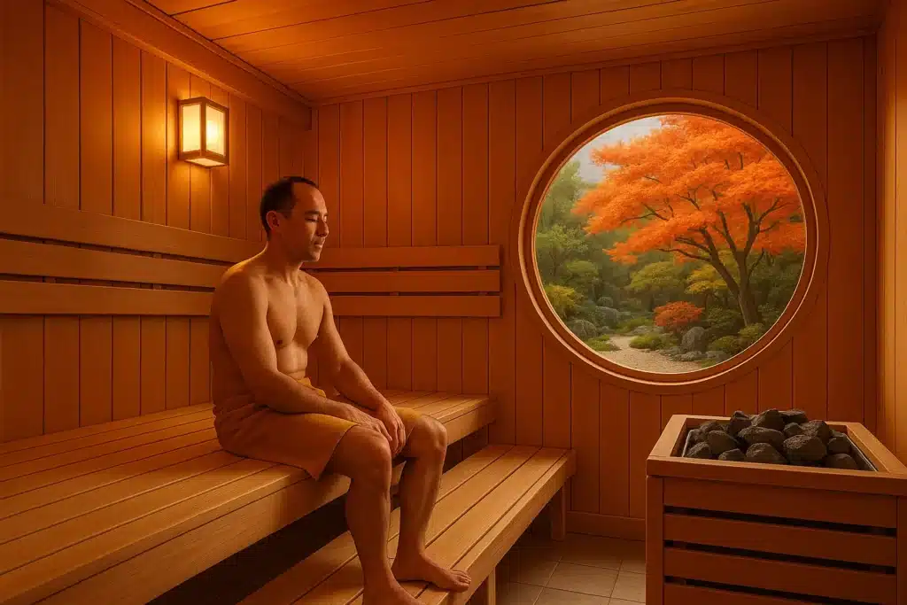 sauna japonais, bienfaits, detente et tradition, infrarouges, Iyashi Dôme