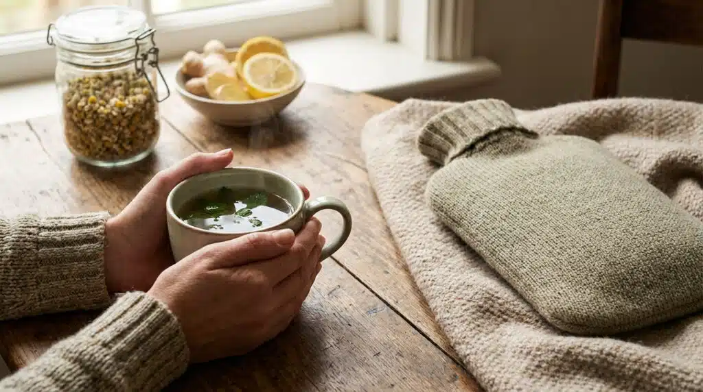 Soulager le mal de ventre avec un remède de grand mère