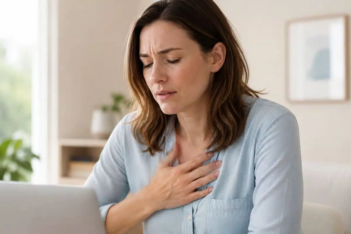 Stress chronique et posture voûtée : les causes principales d'un diaphragme tendu Pourquoi le diaphragme se bloque : stress et mauvaise posture au bureau