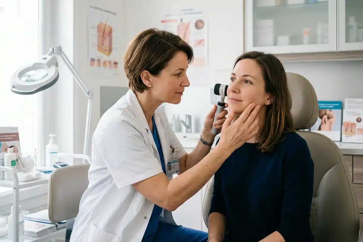 Consultation dermatologique pour acné sévère ou résistante aux traitements