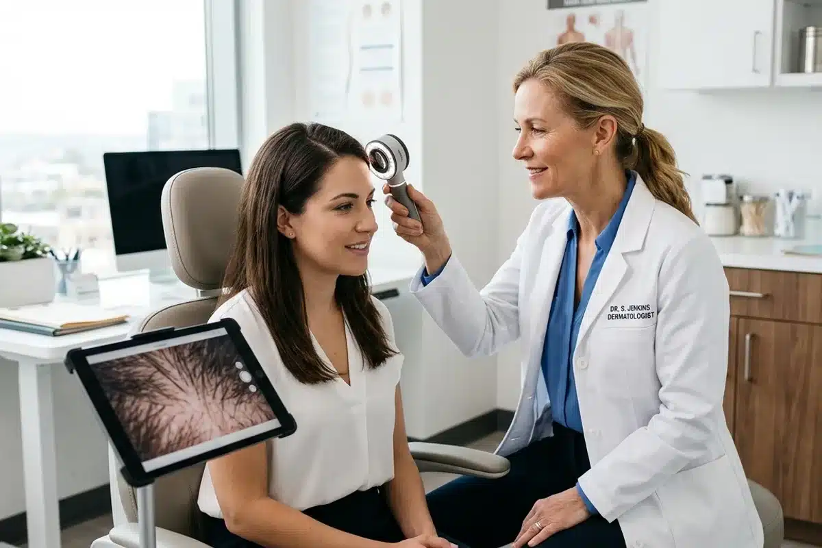 Consultation avec un spécialiste pour choisir la technique de greffe de cheveux adaptée