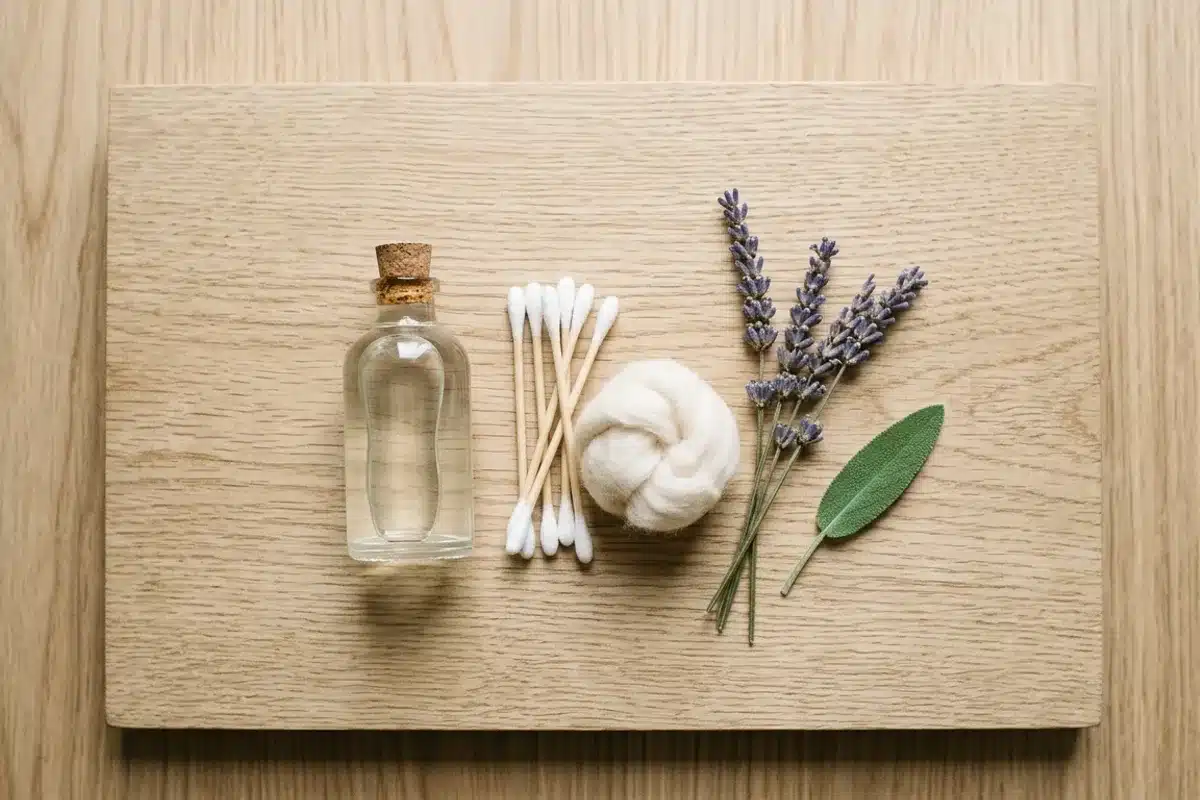 Produits d'hygiène intime naturels : coton et ingrédients simples Produits d'hygiène intime naturels : coton certifié Oeko-Tex et ingrédients simples